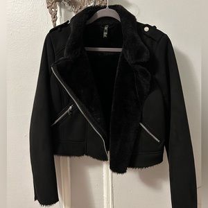 Black Zara jacket.